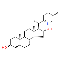 ChemSpider 2D Image | 25-iso-Solafloridine | C27H45NO2