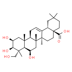 ChemSpider 2D Image | protobassic acid | C30H48O6