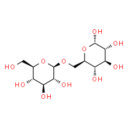 ChemSpider 2D Image | alpha-Gentiobiose | C12H22O11