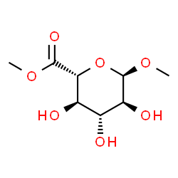 ChemSpider 2D Image | Dimethyl alpha-L-glucopyranosiduronate | C8H14O7