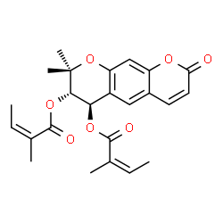 ChemSpider 2D Image | Decursitin A | C24H26O7