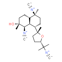 ChemSpider 2D Image | kalihinol F | C23H33N3O2