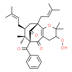 ChemSpider 2D Image | ochrocarpinone A | C33H42O6