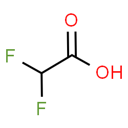 ChemSpider 2D Image | Difluoroacetic acid | C2H2F2O2