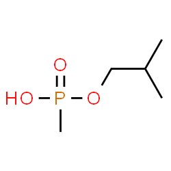 ChemSpider 2D Image | Isobutyl hydrogen methylphosphonate | C5H13O3P