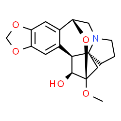 ChemSpider 2D Image | (-)-drupacine | C18H21NO5