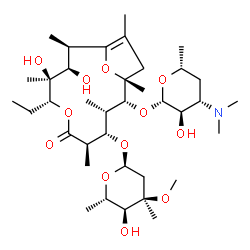 ChemSpider 2D Image | Erythromycin A Enol Ether | C37H65NO12