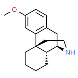 ChemSpider 2D Image | (+)-3-Methoxymorphinan | C17H23NO