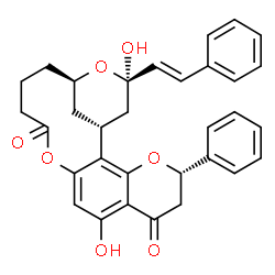 ChemSpider 2D Image | Kurziflavolactone B | C32H30O7