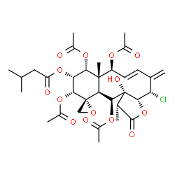 ChemSpider 2D Image | juncin O | C33H43ClO14