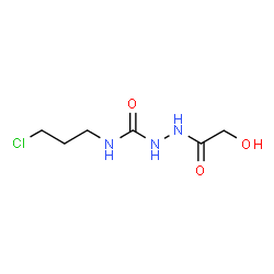 ChemSpider 2D Image | N-(3-Chloropropyl)-2-glycoloylhydrazinecarboxamide | C6H12ClN3O3