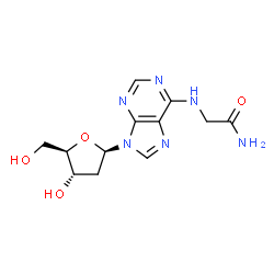 ChemSpider 2D Image | N(6)-carbamoylmethyl-2'-deoxyadenosine | C12H16N6O4