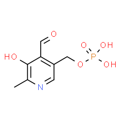 ChemSpider 2D Image | Pyridoxal 5'-phosphate | C8H10NO6P