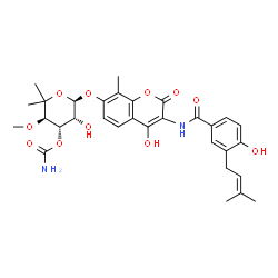 ChemSpider 2D Image | novobiocin | C31H36N2O11