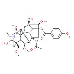 ChemSpider 2D Image | Yunaconitine | C35H49NO11