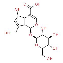 ChemSpider 2D Image | Deacetylasperulosidic acid | C16H22O11
