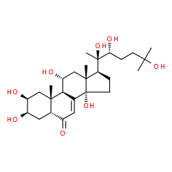 ChemSpider 2D Image | turkesterone | C27H44O8