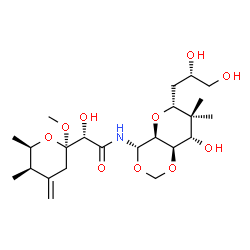 ChemSpider 2D Image | mycalamide D | C23H39NO10