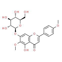 ChemSpider 2D Image | linaroside | C23H24O11