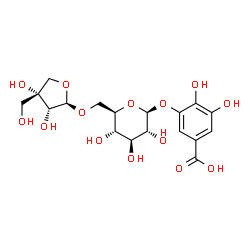ChemSpider 2D Image | mudanoside B | C18H24O14