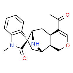 ChemSpider 2D Image | (+)-alstonisine | C20H22N2O3