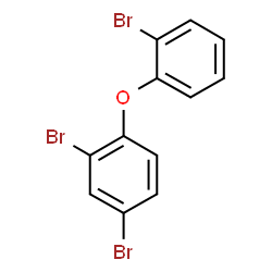 ChemSpider 2D Image | 2,4-Dibromo-1-(2-bromophenoxy)benzene | C12H7Br3O