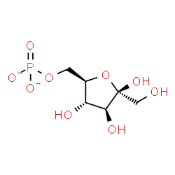 ChemSpider 2D Image | beta-D-fructofuranose 6-phosphate | C6H11O9P