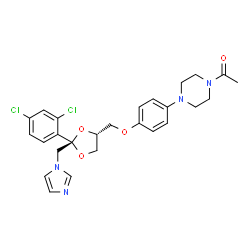 ChemSpider 2D Image | (2R,4R)-ketoconazole | C26H28Cl2N4O4