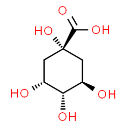 ChemSpider 2D Image | D-(−)-Quinic acid | C7H12O6