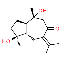 ChemSpider 2D Image | Zedoarondiol | C15H24O3