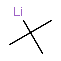ChemSpider 2D Image | tert-Butyllithium | C4H9Li