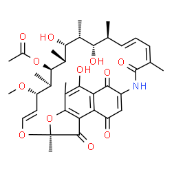 ChemSpider 2D Image | Rifamycin S | C37H45NO12