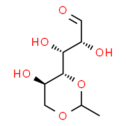 ChemSpider 2D Image | 4,6-O-Ethylidene-D-glucose | C8H14O6
