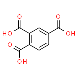 ChemSpider 2D Image | Trimellitic acid | C9H6O6