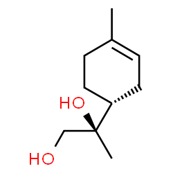 ChemSpider 2D Image | (2R)-2-[(1R)-4-Methyl-3-cyclohexen-1-yl]-1,2-propanediol | C10H18O2
