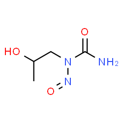 ChemSpider 2D Image | 1-(2-Hydroxypropyl)-1-nitrosourea | C4H9N3O3
