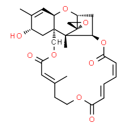 ChemSpider 2D Image | VERRUCARIN L | C27H32O9