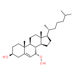 ChemSpider 2D Image | Cholesterol 7-alpha-hydroperoxide | C27H46O3