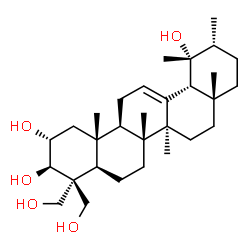 ChemSpider 2D Image | viburgenin | C30H50O5