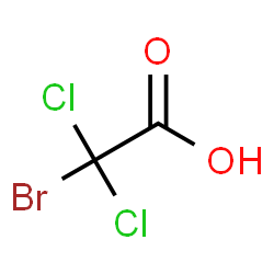 ChemSpider 2D Image | Bromodichloroacetic acid | C2HBrCl2O2