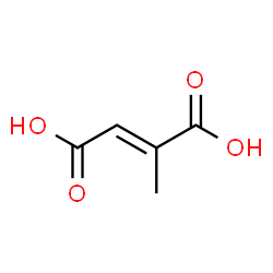 ChemSpider 2D Image | Mesaconic acid | C5H6O4