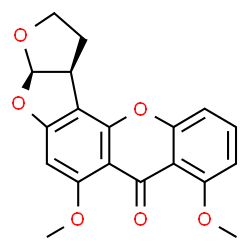 ChemSpider 2D Image | 8-O-methyldihydrosterigmatocystin | C19H16O6