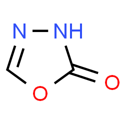 ChemSpider 2D Image | 1,3,4-Oxadiazol-2(3H)-one | C2H2N2O2