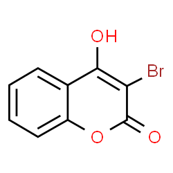 ChemSpider 2D Image | 3-Bromo-4-hydroxy-2H-chromen-2-one | C9H5BrO3