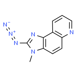 ChemSpider 2D Image | 2-Azido-3-methyl-3H-imidazo[4,5-f]quinoline | C11H8N6