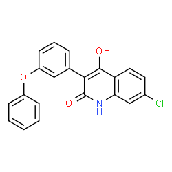 ChemSpider 2D Image | L-701,324 | C21H14ClNO3