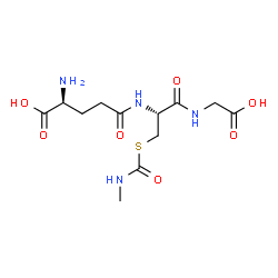 ChemSpider 2D Image | S-(N-Methylcarbamoyl)glutathione | C12H20N4O7S