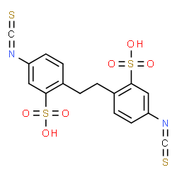 ChemSpider 2D Image | 2,2'-(1,2-Ethanediyl)bis(5-isothiocyanatobenzenesulfonic acid) | C16H12N2O6S4