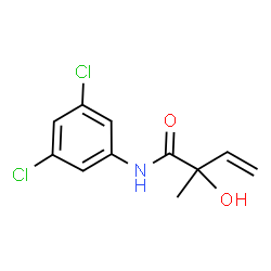 ChemSpider 2D Image | 3',5'-Dichloro-2-hydroxy-2-methylbut-3-enanilide | C11H11Cl2NO2