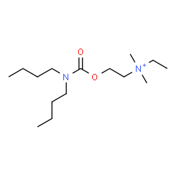 ChemSpider 2D Image | 2-[(Dibutylcarbamoyl)oxy]-N-ethyl-N,N-dimethylethanaminium | C15H33N2O2